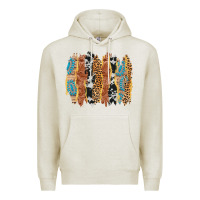 Oatmeal Heather western brushstrokes Premium Hoodie - AdoDesignShop