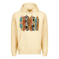 Pina Colada western brushstrokes Premium Hoodie - AdoDesignShop