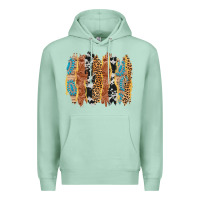 Seafoam western brushstrokes Premium Hoodie - AdoDesignShop