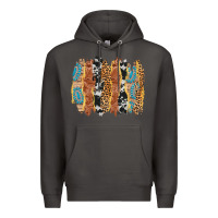 Smoke western brushstrokes Premium Hoodie - AdoDesignShop