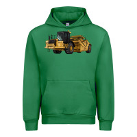 Emerald Wheel Tractor Scraper Urban Hoodie - LillyAllenDesigns