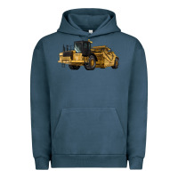 Pigment Midnight Navy Wheel Tractor Scraper Urban Hoodie - LillyAllenDesigns
