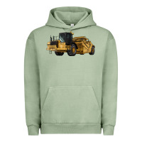 Pigment Oil Green Wheel Tractor Scraper Urban Hoodie - LillyAllenDesigns