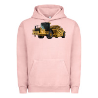 Pigment Salmon Wheel Tractor Scraper Urban Hoodie - LillyAllenDesigns