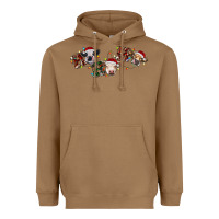 Hohoho Christmas Cows Heavyweight Hoodie | Teevron