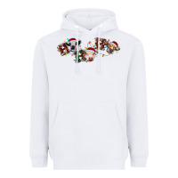 White hohoho christmas cows Heavyweight Hoodie - RanaPortraitStore