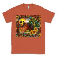 Copper western horse and sunflower Classic Tee - RanaPortraitStore