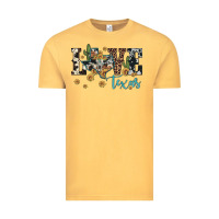 Vintage Mustard love texas map sunflower cactus cowhide leopard Vintage Tee - Artiststas
