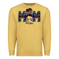 Antique Gold mom autism Premium Sweatshirt - SublimationCraftShop