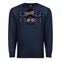 Navy mom autism Premium Sweatshirt - SublimationCraftShop