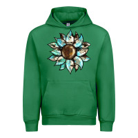 Emerald sunflower Urban Hoodie - BarkalooDesign