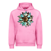 Fuchsia Pink sunflower Urban Hoodie - BarkalooDesign