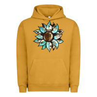 Pigment Peanut Butter sunflower Urban Hoodie - BarkalooDesign