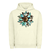 Pigment Pistachio sunflower Urban Hoodie - BarkalooDesign