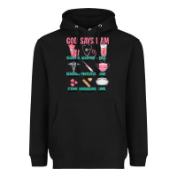 Black god says i am Heavyweight Hoodie - texasbilliewilder