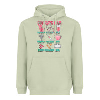 Matcha god says i am Heavyweight Hoodie - texasbilliewilder