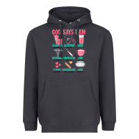 Smoke god says i am Heavyweight Hoodie - texasbilliewilder