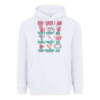 White god says i am Heavyweight Hoodie - texasbilliewilder