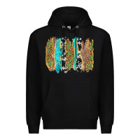 Black western brushstrokes Premium Hoodie - AdoDesignShop