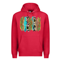 Cardinal western brushstrokes Premium Hoodie - AdoDesignShop
