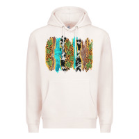 Pale Pink western brushstrokes Premium Hoodie - AdoDesignShop