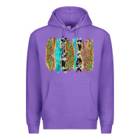 Purple western brushstrokes Premium Hoodie - AdoDesignShop