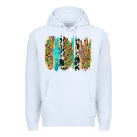 White western brushstrokes Premium Hoodie - AdoDesignShop