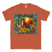 Copper western horse and desert tumbler Classic Tee - RanaPortraitStore