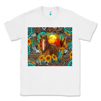 Western Horse And Desert Tumbler Classic Tee | Teevron