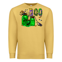 Antique Gold boo drink Premium Sweatshirt - CowhideDigitalArt