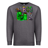 Charcoal Heather boo drink Premium Sweatshirt - CowhideDigitalArt