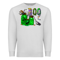 Dove Grey boo drink Premium Sweatshirt - CowhideDigitalArt