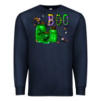 Navy boo drink Premium Sweatshirt - CowhideDigitalArt