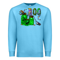 Ocean Blue boo drink Premium Sweatshirt - CowhideDigitalArt
