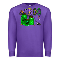 Purple boo drink Premium Sweatshirt - CowhideDigitalArt
