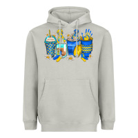 Moon Dust down syndrome coffee cups Heavyweight Hoodie - Zillion Design Studio