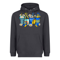 Smoke down syndrome coffee cups Heavyweight Hoodie - Zillion Design Studio