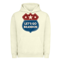 Pigment Pistachio Let's Go Brandon Shield Patch Urban Hoodie - Jasminsmagicworld