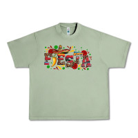 Oil Green fieasta with sombrero rose and pepper Urban Heavy Tee - Artiststas