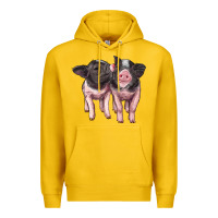 Lemon cute baby pigs Premium Hoodie - Artiststas