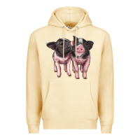 Pina Colada cute baby pigs Premium Hoodie - Artiststas