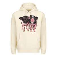 Sandshell cute baby pigs Premium Hoodie - Artiststas