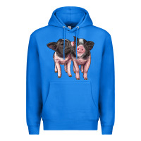True Royal cute baby pigs Premium Hoodie - Artiststas