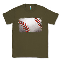 Army Green baseball brushstroke Classic Tee - RanaPortraitStore