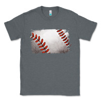 Charcoal Heather baseball brushstroke Classic Tee - RanaPortraitStore