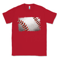 Red baseball brushstroke Classic Tee - RanaPortraitStore