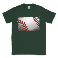 Sports Green baseball brushstroke Classic Tee - RanaPortraitStore
