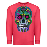 Cardinal sugar skull Premium Sweatshirt - FaDigitalArtStudio