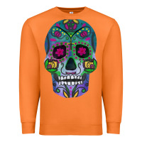 Carrot sugar skull Premium Sweatshirt - FaDigitalArtStudio
