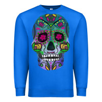 True Royal sugar skull Premium Sweatshirt - FaDigitalArtStudio